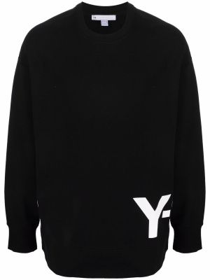 

Logo-print cotton sweatshirt, Y-3 Logo-print cotton sweatshirt