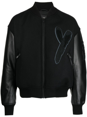 

Logo-patch letterman jacket, Y-3 Logo-patch letterman jacket