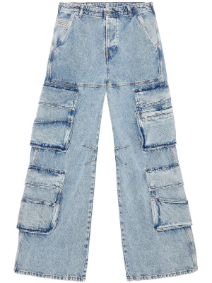 

Wide-leg cargo jeans, Diesel Wide-leg cargo jeans