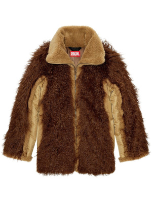

Shaggy zip-up jacket, Diesel Shaggy zip-up jacket