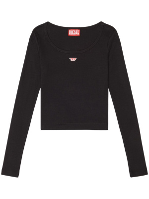 

Ribbed logo-patch top, Diesel Ribbed logo-patch top