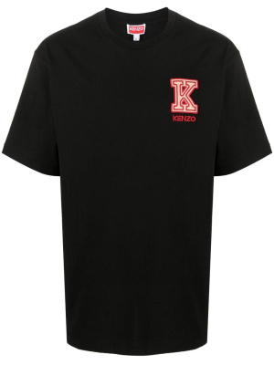 

Logo-patch cotton T-shirt, Kenzo Logo-patch cotton T-shirt