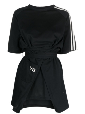 

Logo-print wrap T-shirt, Y-3 Logo-print wrap T-shirt
