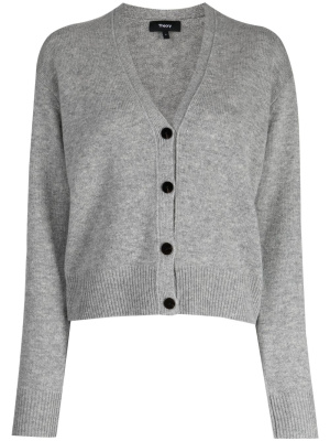 

Button-down wool-cashmere cardigan, Theory Button-down wool-cashmere cardigan