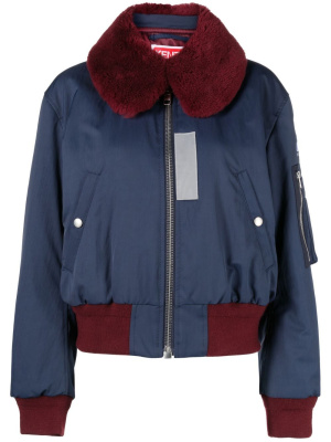

Logo-embroidered bomber jacket, Kenzo Logo-embroidered bomber jacket