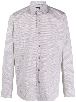 

Graphic-print cotton shirt, BOSS Graphic-print cotton shirt