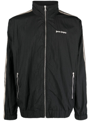 

Logo-print side-stripe track jacket, Palm Angels Logo-print side-stripe track jacket
