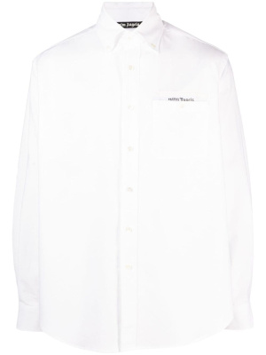 

Sartorial-tape cotton shirt, Palm Angels Sartorial-tape cotton shirt