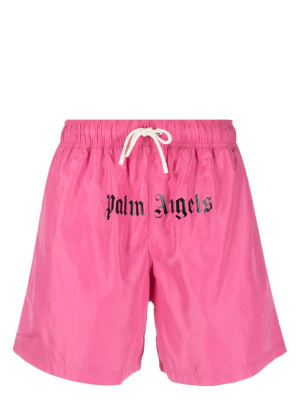 

Logo-print swim shorts, Palm Angels Logo-print swim shorts