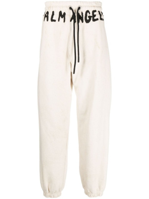 

Logo-print cotton track pants, Palm Angels Logo-print cotton track pants