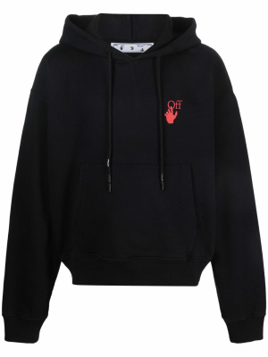 

Arrow logo cotton hoodie, Off-White Arrow logo cotton hoodie
