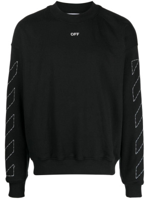 

Logo-print long-sleeve sweatshirt, Off-White Logo-print long-sleeve sweatshirt