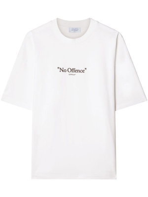 

No Offence cotton T-shirt, Off-White No Offence cotton T-shirt