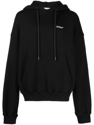 

Scratch Arrow-print cotton hoodie, Off-White Scratch Arrow-print cotton hoodie