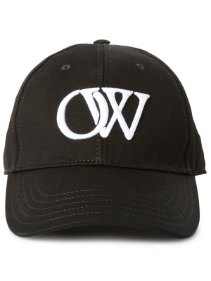 

OW-embroidered cap, Off-White OW-embroidered cap