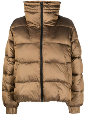 

Funnel-neck padded puffer jacket, BOSS Funnel-neck padded puffer jacket