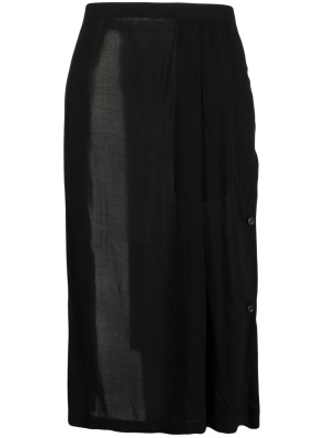 

Overlapping-panel straight-leg trousers, Yohji Yamamoto Overlapping-panel straight-leg trousers