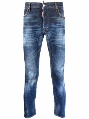 

Slogan slim-cut jeans, Dsquared2 Slogan slim-cut jeans