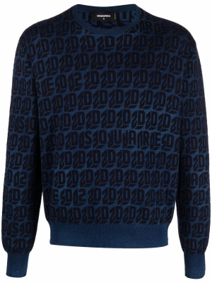 

Monogram-knit jumper, Dsquared2 Monogram-knit jumper