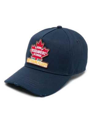 

Logo-patch cotton baseball cap, Dsquared2 Logo-patch cotton baseball cap