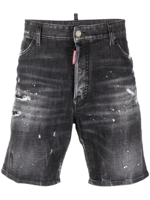 

Distressed denim shorts, Dsquared2 Distressed denim shorts