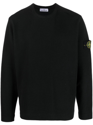 

Compass-patch crew-neck jumper, Stone Island Compass-patch crew-neck jumper