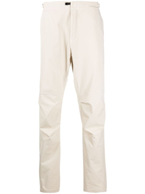 

Strap-detail high-rise tapered-leg trousers, Stone Island Strap-detail high-rise tapered-leg trousers