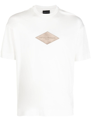 

Embroidered-logo T-shirt, Emporio Armani Embroidered-logo T-shirt