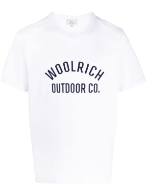 

Logo-print cotton T-shirt, Woolrich Logo-print cotton T-shirt
