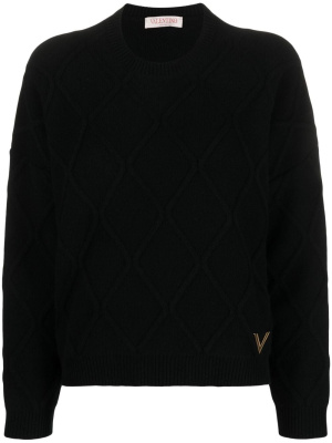 

VGold virgin wool jumper, Valentino Garavani VGold virgin wool jumper