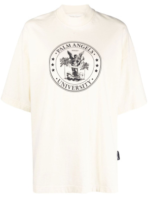 

Logo-print short-sleeve T-shirt, Palm Angels Logo-print short-sleeve T-shirt