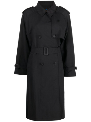 

Blue Version belted trench coat, Adidas Blue Version belted trench coat