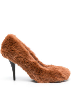 

Ryder 95mm faux-fur pumps, Stella McCartney Ryder 95mm faux-fur pumps