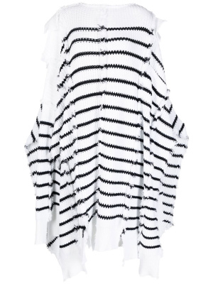 

Striped knitted cape, Marni Striped knitted cape