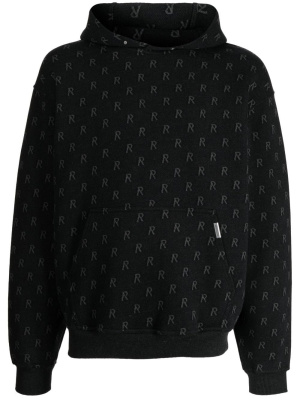 

All-over monogram-print hoodie, Represent All-over monogram-print hoodie