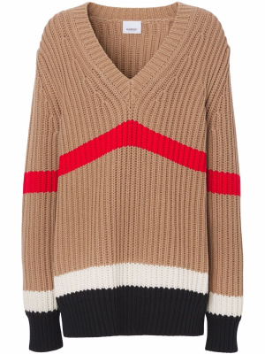 

Icon Stripe knitted jumper, Burberry Icon Stripe knitted jumper