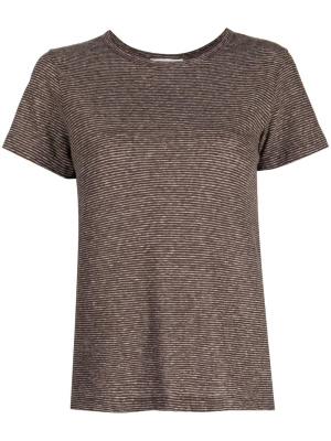 

Stripe-pattern round-neck T-shirt, YMC Stripe-pattern round-neck T-shirt