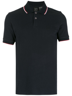 

Contrasting-stripe polo shirt, Armani Exchange Contrasting-stripe polo shirt