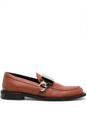 

Gourmet Chain leather loafers, JW Anderson Gourmet Chain leather loafers