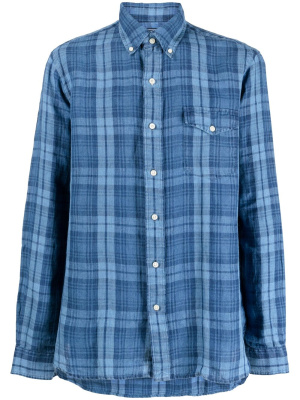 

Check-pattern linen shirt, Polo Ralph Lauren Check-pattern linen shirt