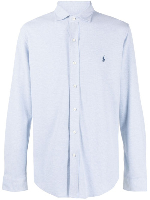 

Logo-embroidered cotton shirt, Polo Ralph Lauren Logo-embroidered cotton shirt