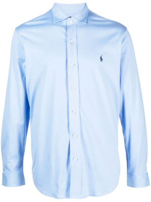 

Logo-embroidered cotton shirt, Polo Ralph Lauren Logo-embroidered cotton shirt