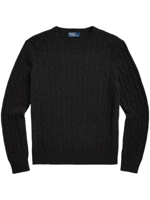 

Cable-knit crew-neck pullover, Polo Ralph Lauren Cable-knit crew-neck pullover