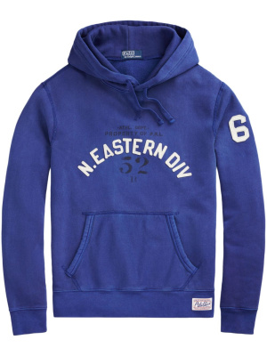 

Logo-patch cotton hoodie, Polo Ralph Lauren Logo-patch cotton hoodie