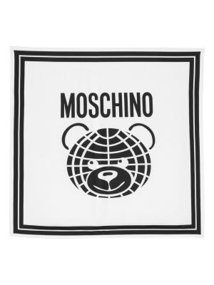

Silk Teddy Bear-print scarf, Moschino Silk Teddy Bear-print scarf