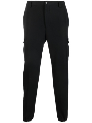 

Logo-patch cropped trousers, Karl Lagerfeld Logo-patch cropped trousers