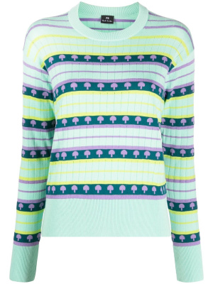 

Stripe-knit jumper, PS Paul Smith Stripe-knit jumper