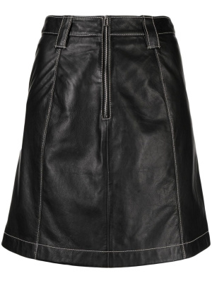 

Contrast-stitching mini skirt, PS Paul Smith Contrast-stitching mini skirt