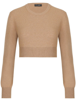 

Cashmere-blend cropped jumper, Dolce & Gabbana Cashmere-blend cropped jumper