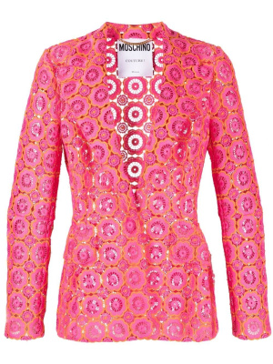 

Retro embroidered blazer, Moschino Retro embroidered blazer
